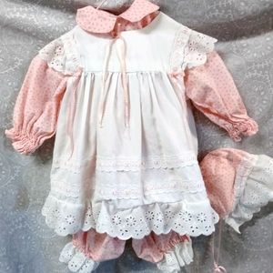 4 piece homemade girls dress